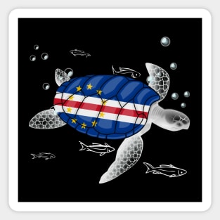 Cape Verde Turtle Sticker